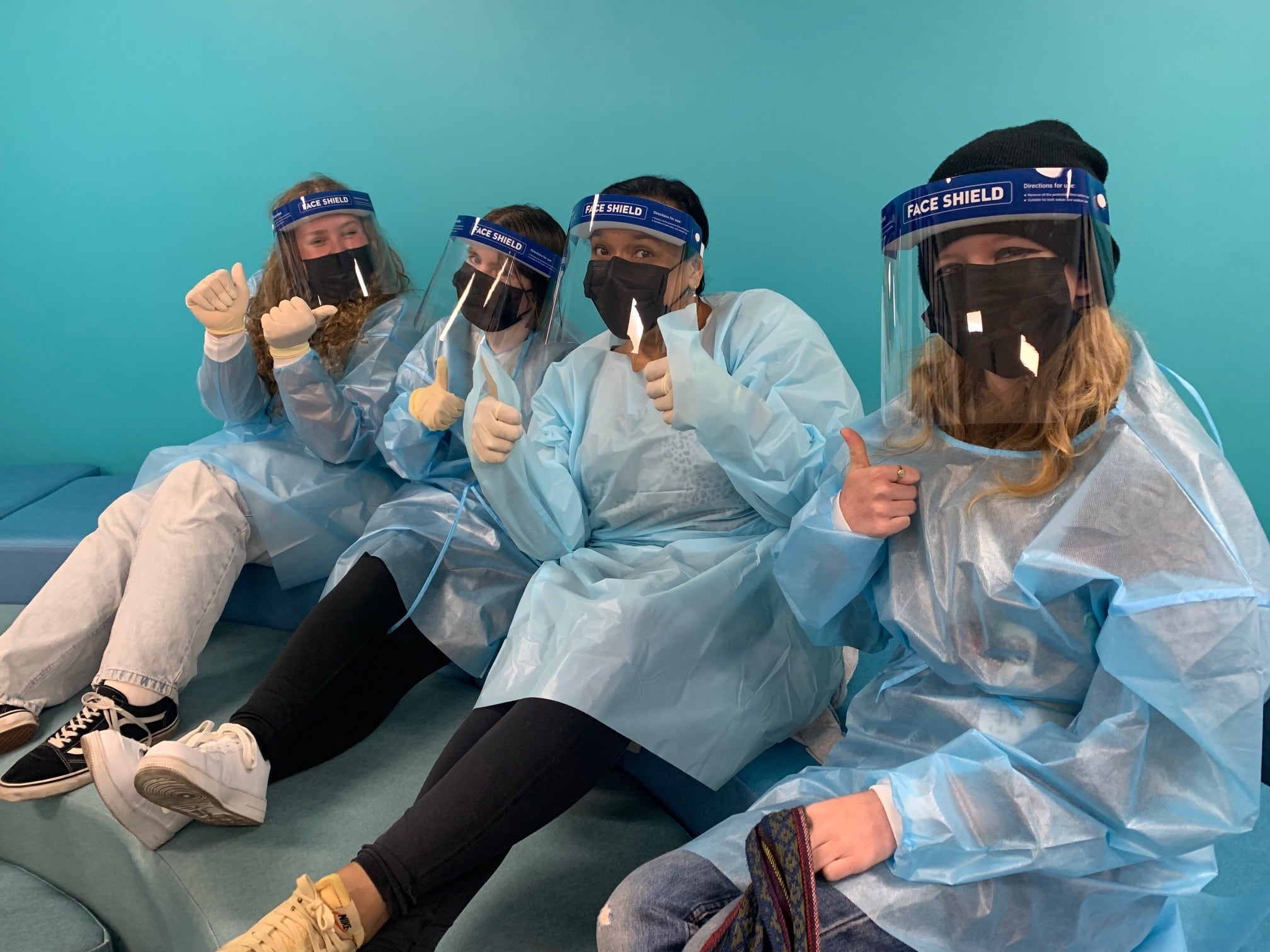 students in theatre 