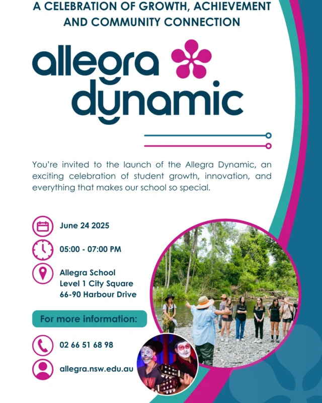 Come along tonight from 5pm - 7pm to see how awesome our students & staff are!!!
*
*
*
*
*
*
#learnyourway #allegraschool #allegraschoolCH #informyourself #transformyourlife #educationwithadifference #wemakeadifference #coffscoast #education #school #wellbeing #youth #fun