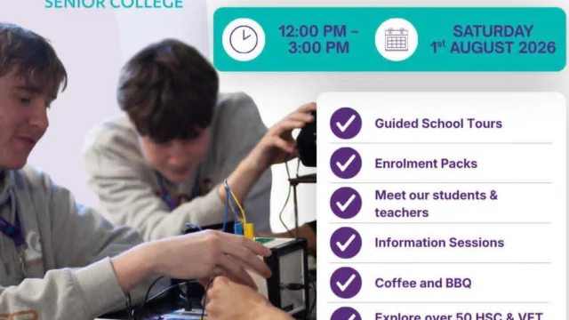 If you're thinking about enrolling at Coffs Harbour Senior College for 2027 be sure to attend their Open Day on Saturday 1st August.
*
*
*
*
*
#learnyourway #allegraschool #allegraschoolCH #informyourself #transformyourlife #educationwithadifference #wemakeadifference #coffscoast #education #school #wellbeing #youth #fun #deeplearning